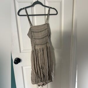 American Eagle Striped Sleeveless Dress